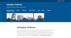 Desktop Screenshot of gallagherdefense.com